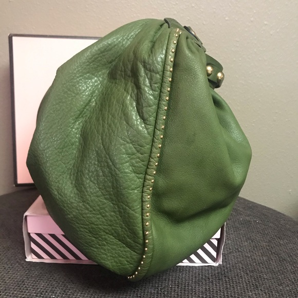 Juicy Couture vintage leather hobo in olive - Picture 5 of 16